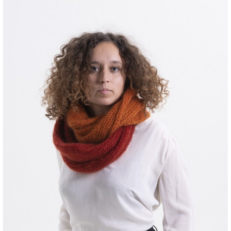 Snood bi-colore