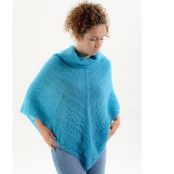 Poncho fil dentelle doublé