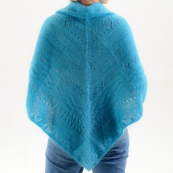 Poncho fil dentelle doublé