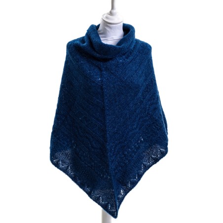 Poncho fil dentelle doublé
