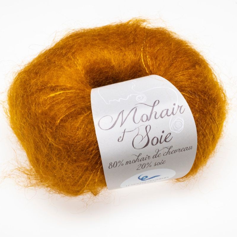 Laine mohair et soie